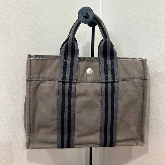 1076 HERMÈS PM Tote Grey - Picture 4 of 8